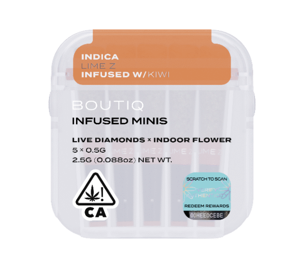 Boutiq Infused Minis Pre Rolls Lime-Z x Kiwi